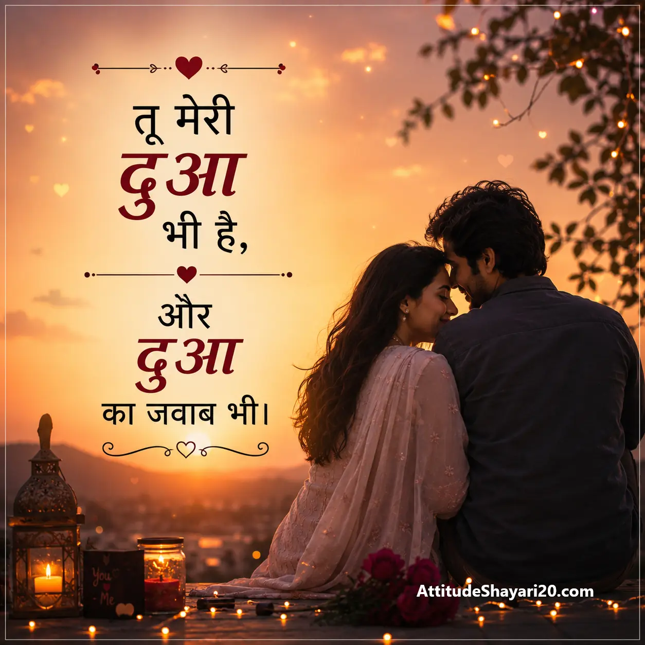 सच्चे प्यार की 2 लाइन शायरी ❤️