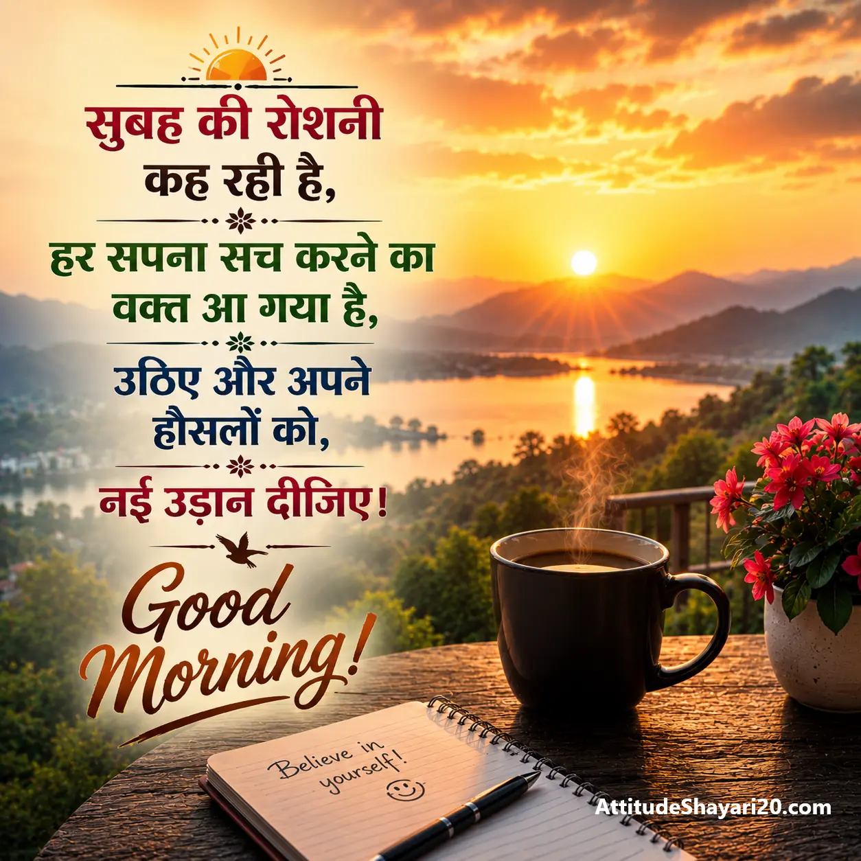 सुप्रभात की खूबसूरत शायरी