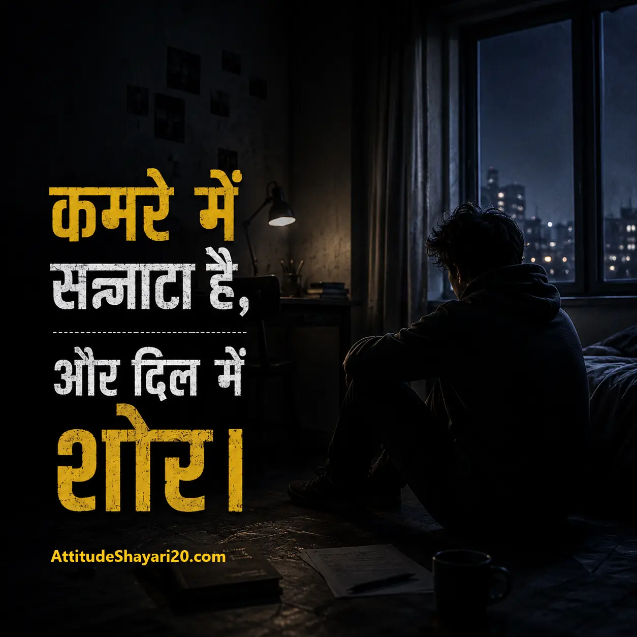 Akelepan ki mood off shayari