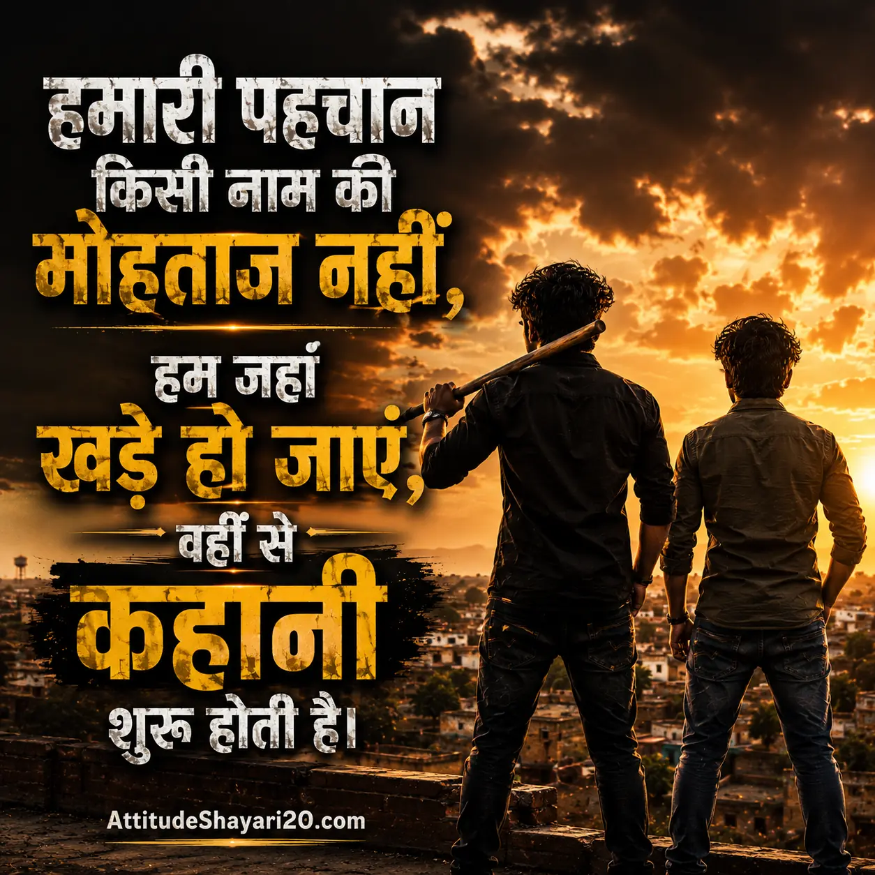 Attitude Dabang Shayari