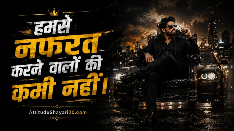 Attitude Shayari🔥 Copy – दमदार एटीट्यूड शायरी का सबसे बड़ा कलेक्शन