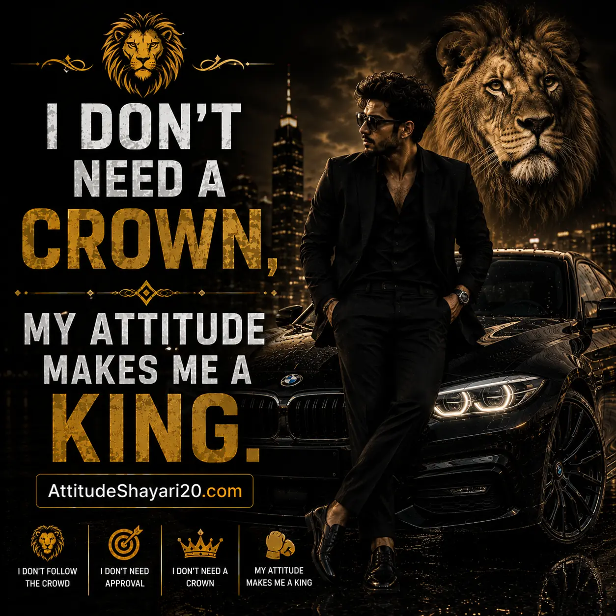 Attitude Shayari English Mein