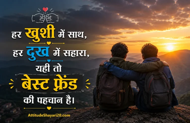 Best Dosti Shayari in Hindi | दोस्ती शायरी और फ्रेंड शायरी