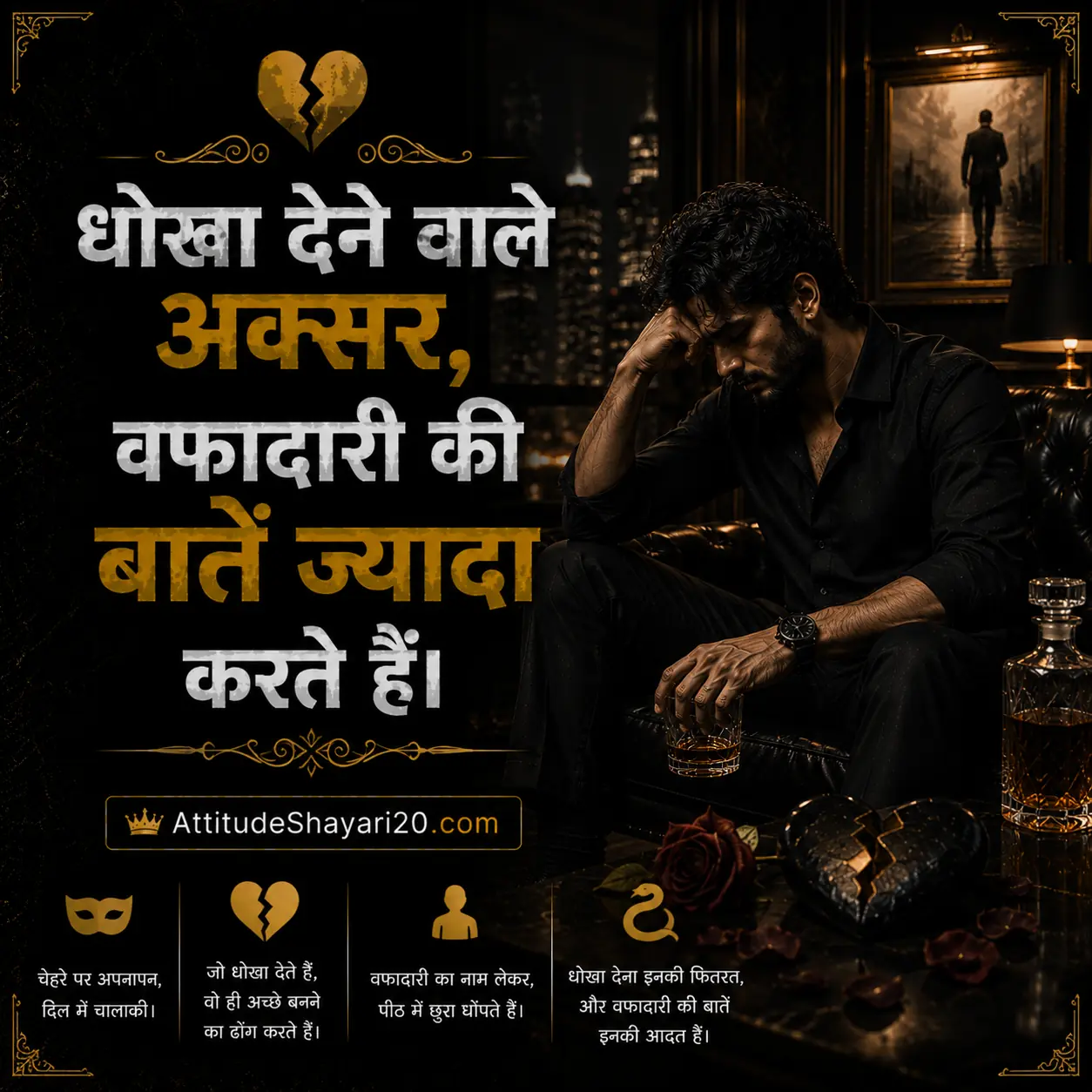 Best Bewafa Shayari in Hindi | दर्द भरी बेवफा शायरी