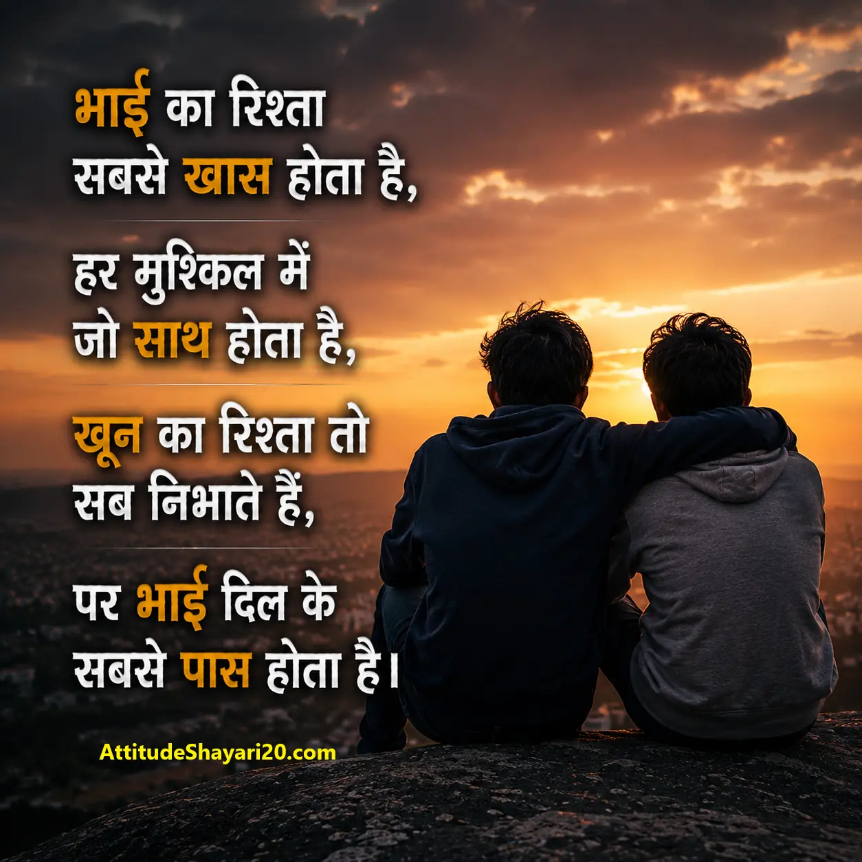 Bhai Bhai Pyar Shayari