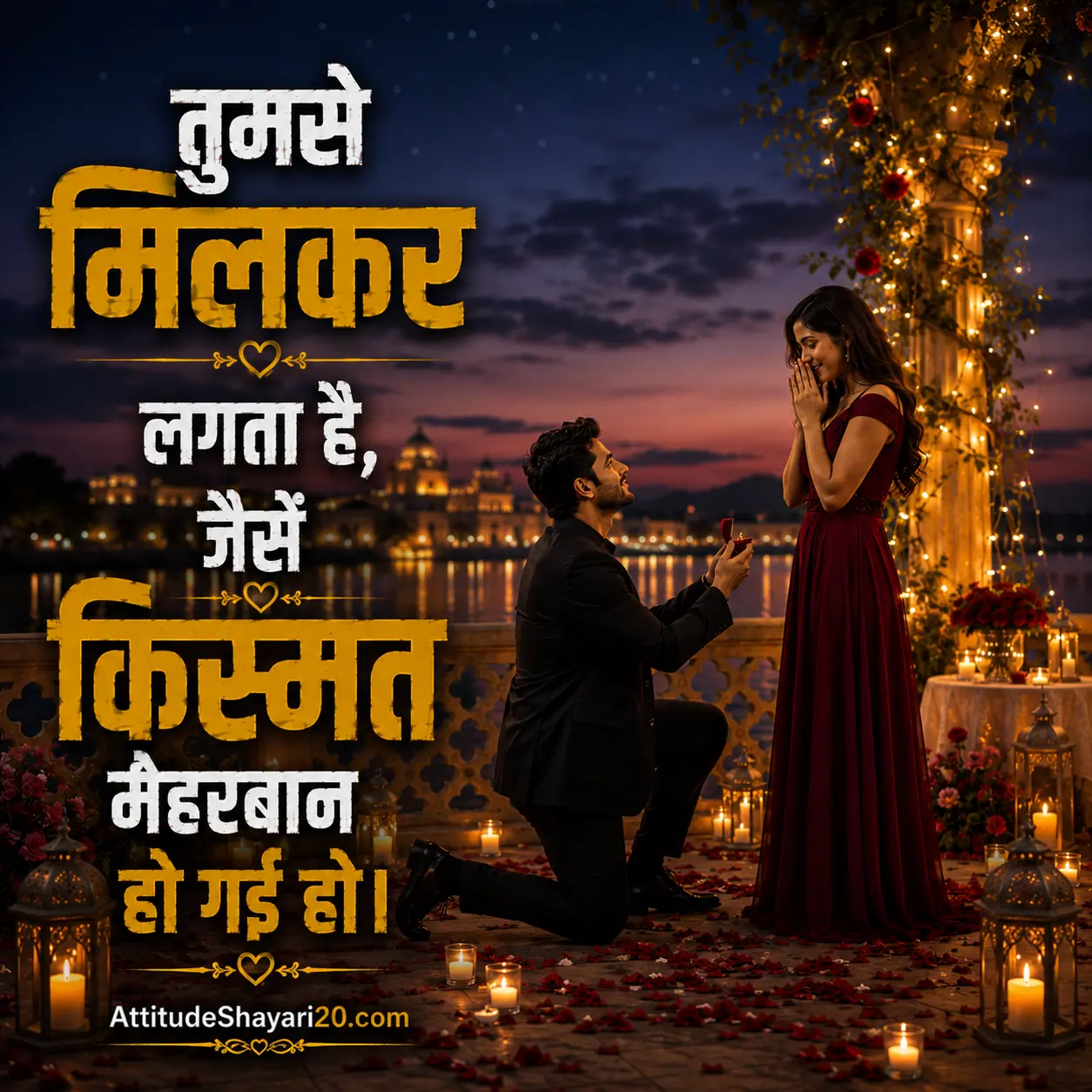 Boy friend ko propose karne wali shayari