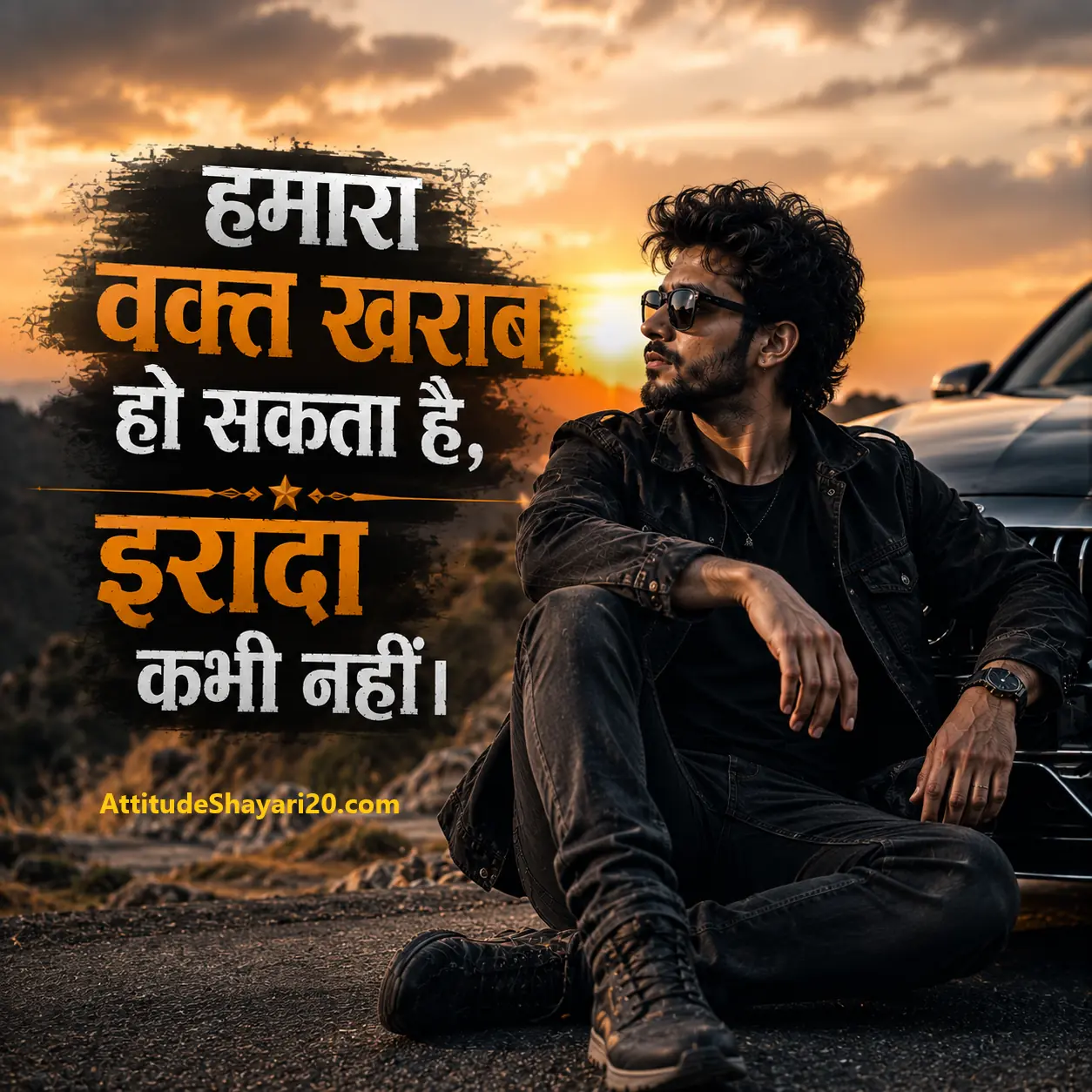 Boys 2 line attitude shayari
