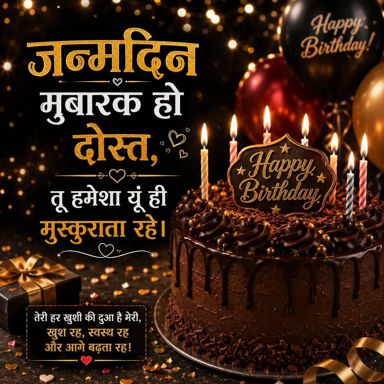 Dost ke liye birthday shayari