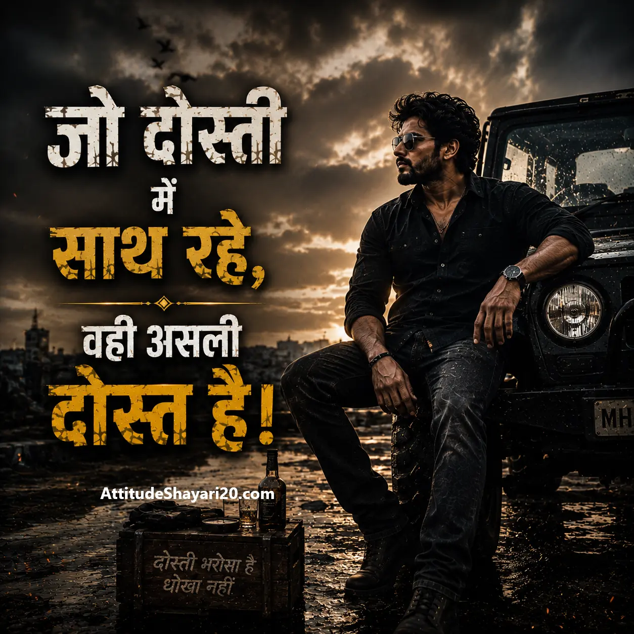 Dosti wali dabang shayari