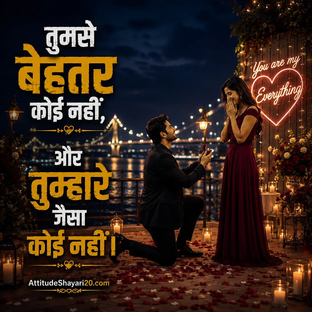 Girl friend ko propose karne wali shayari