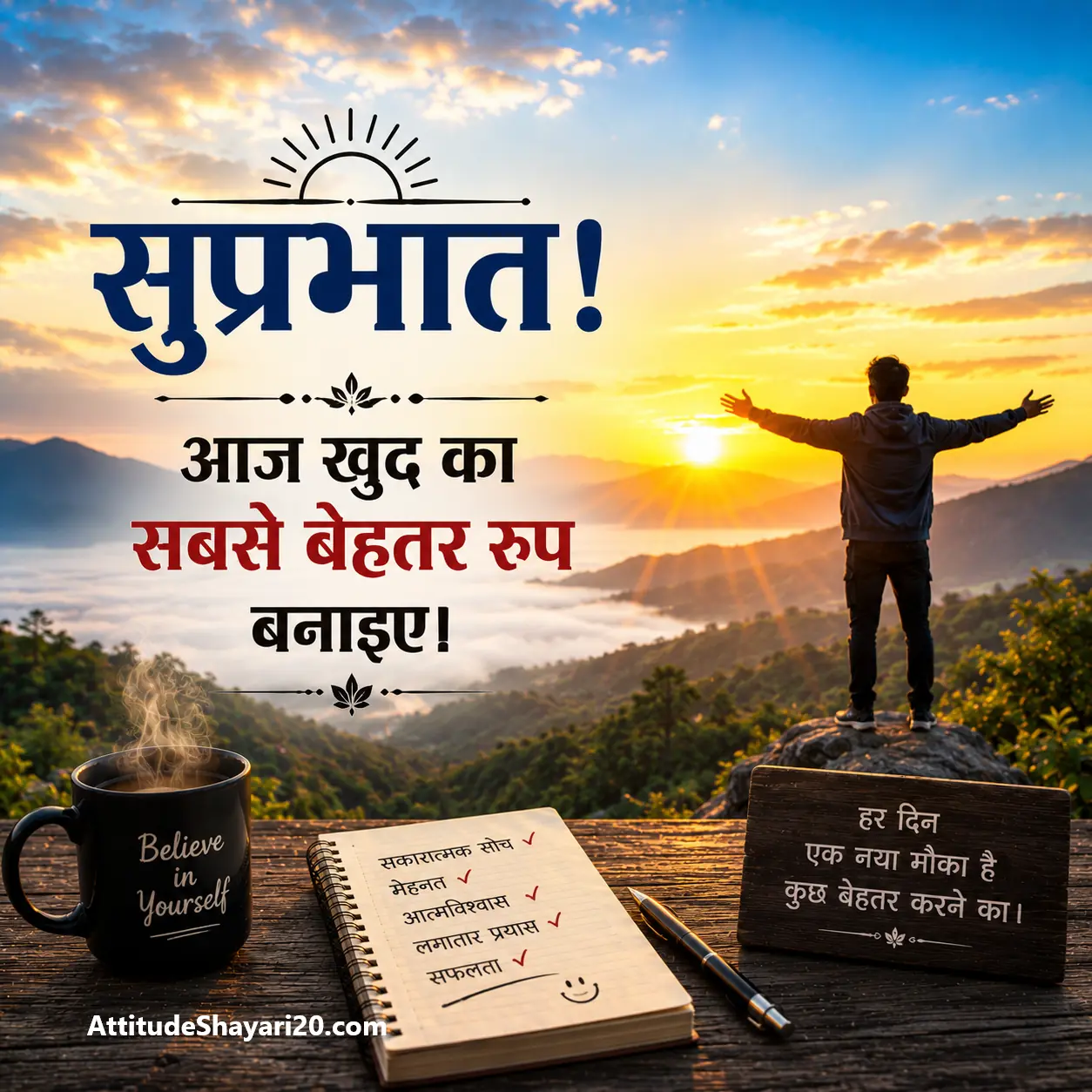 Inspirational Good morning shayari