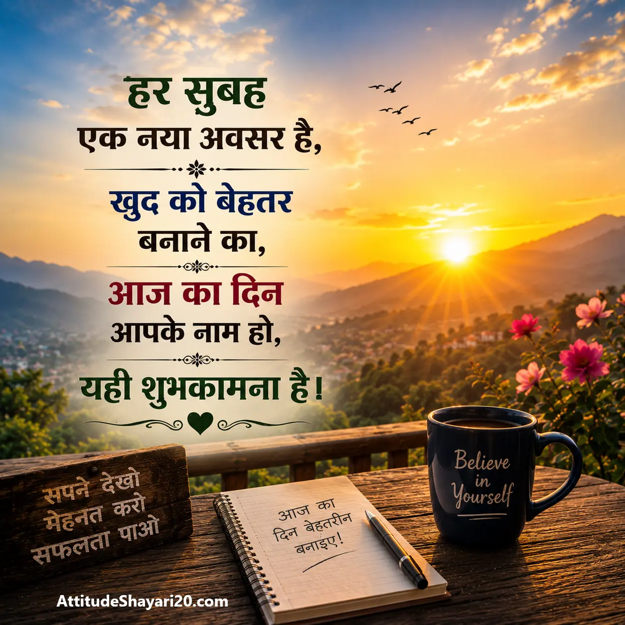 Inspirational Good morning shayari