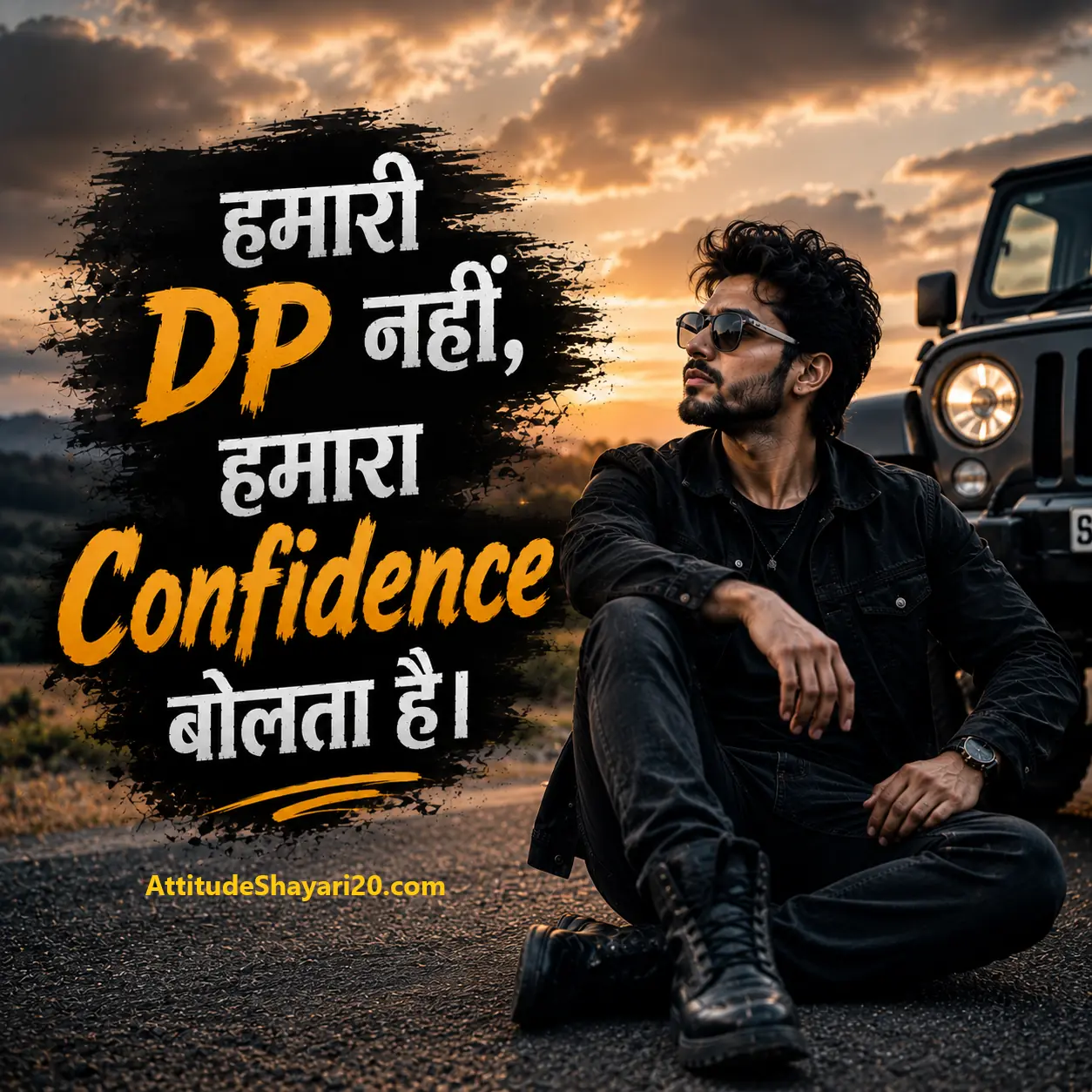 Instagram 2 line attitude shayari