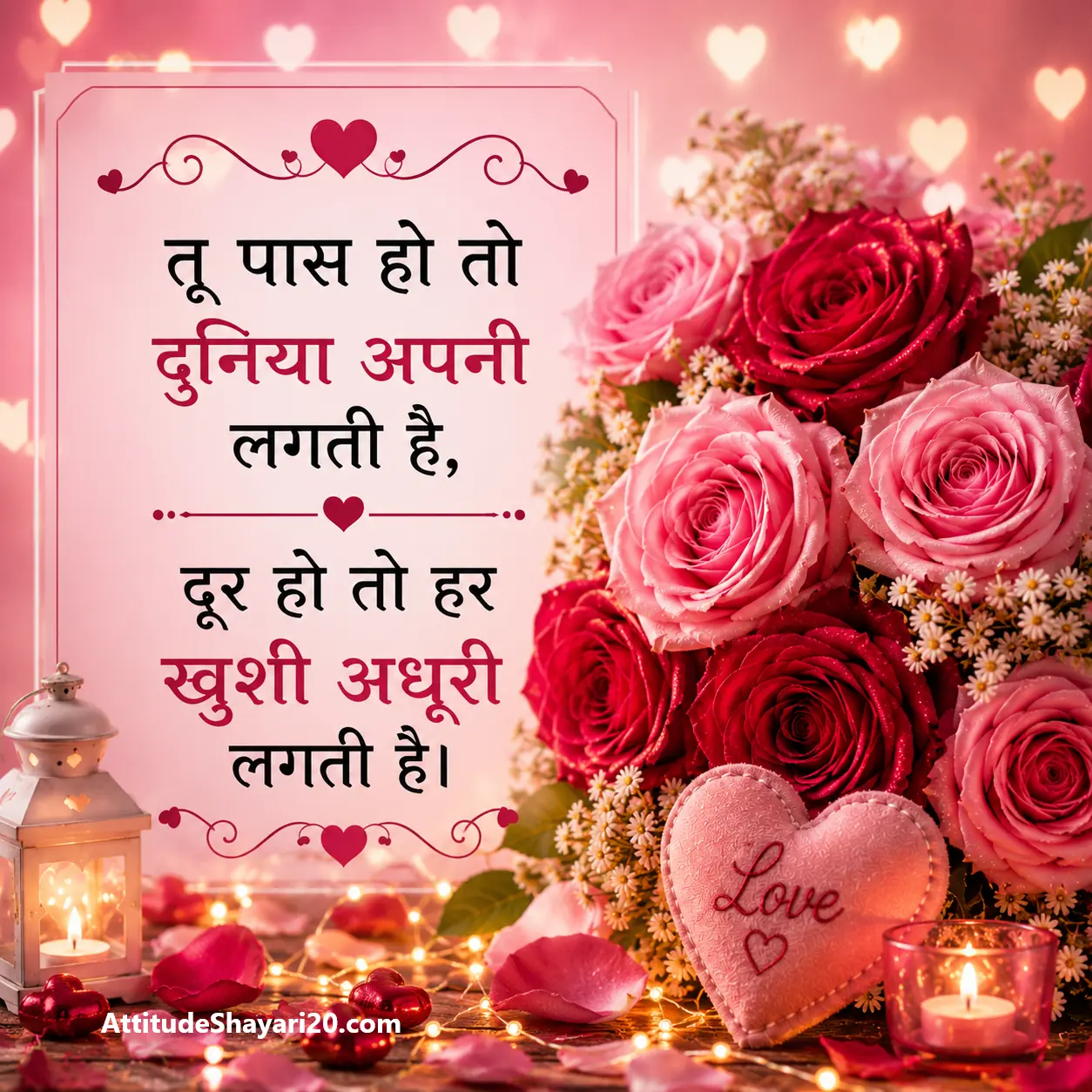 Love Status 2 Line Shayari 💞