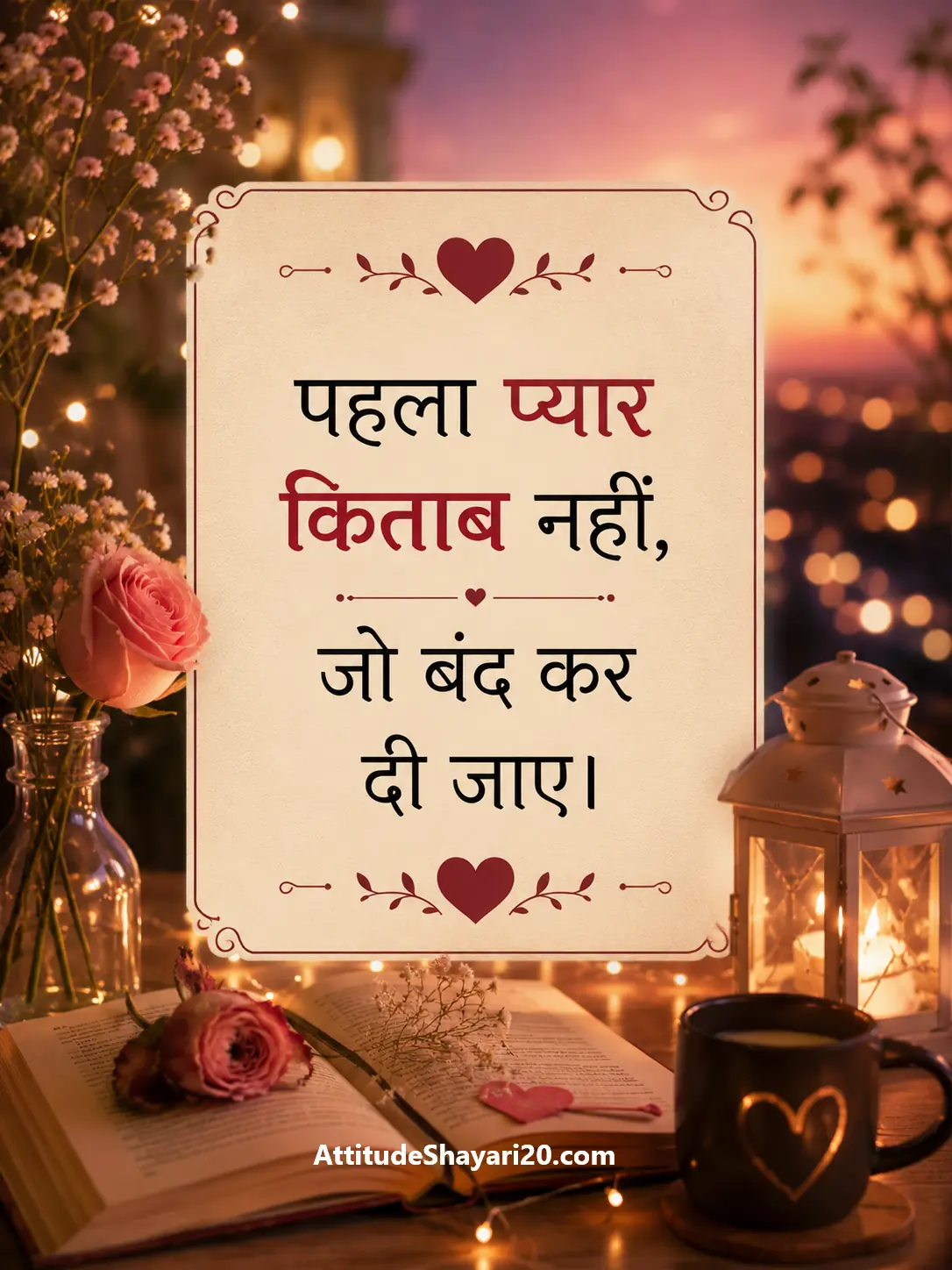 Pehla Pyar Love Shayari 😍 2 Line 💖