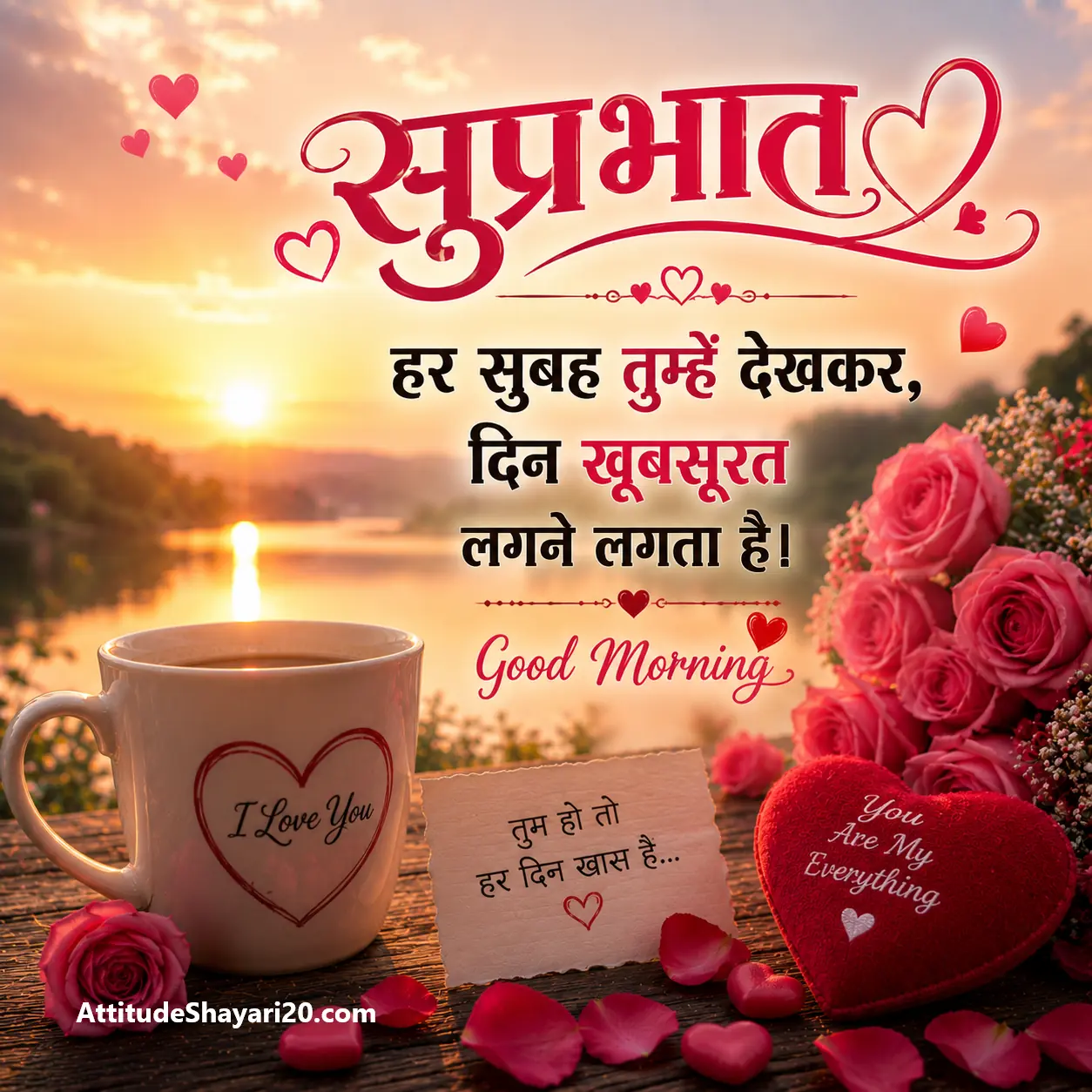Pyar bhari good morning shayari