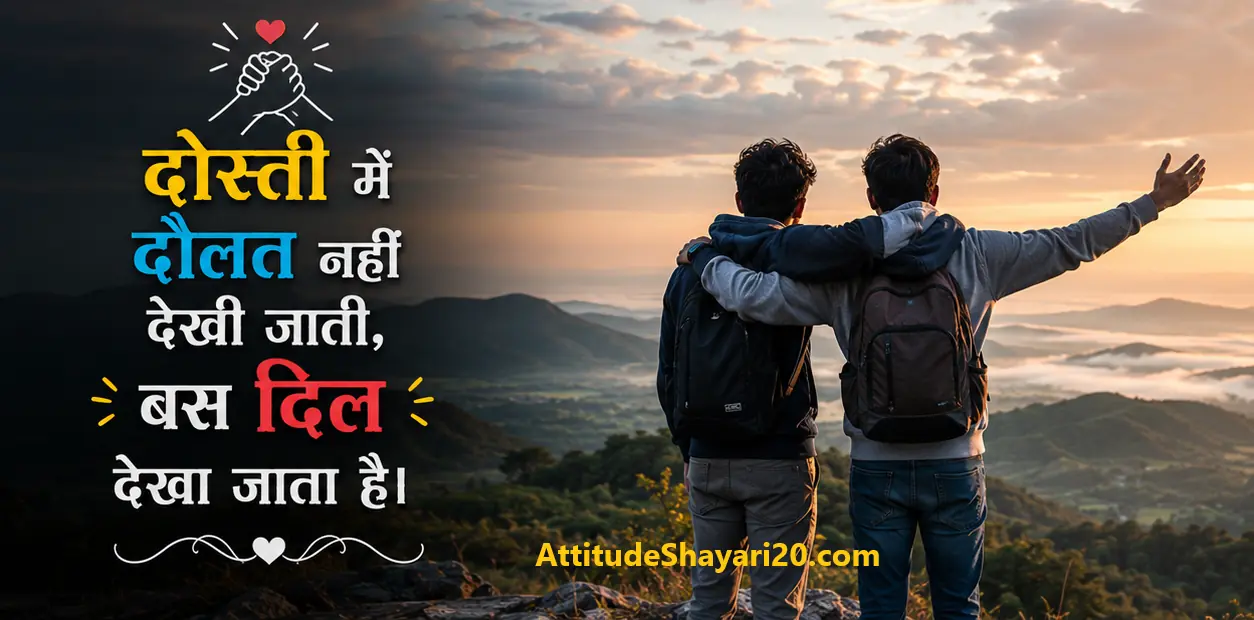 Sacchi Dosti Shayari
