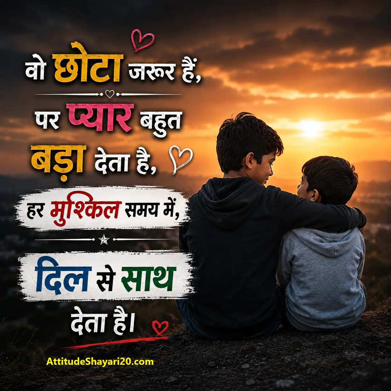 bhai chara shayari