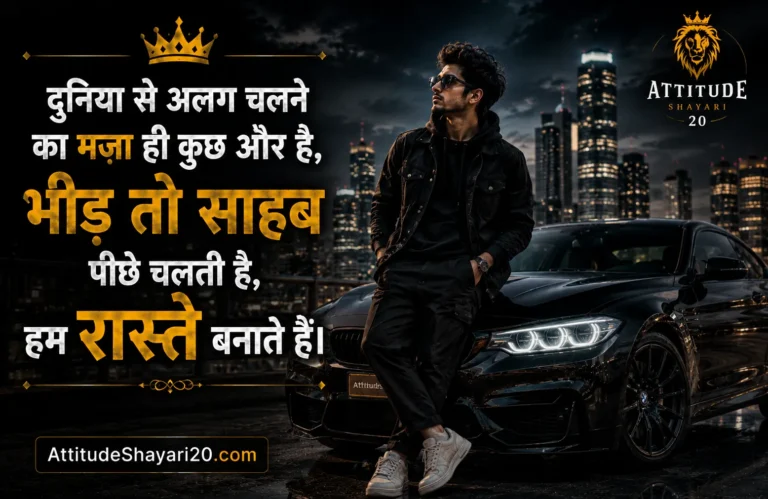130+ Best Instagram Attitude Shayari in Hindi | इंस्टाग्राम शायरी